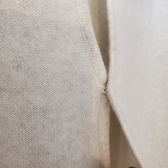 Club Monaco Cashmere Faux Wrap Top Size Medium - Picture 4 of 14